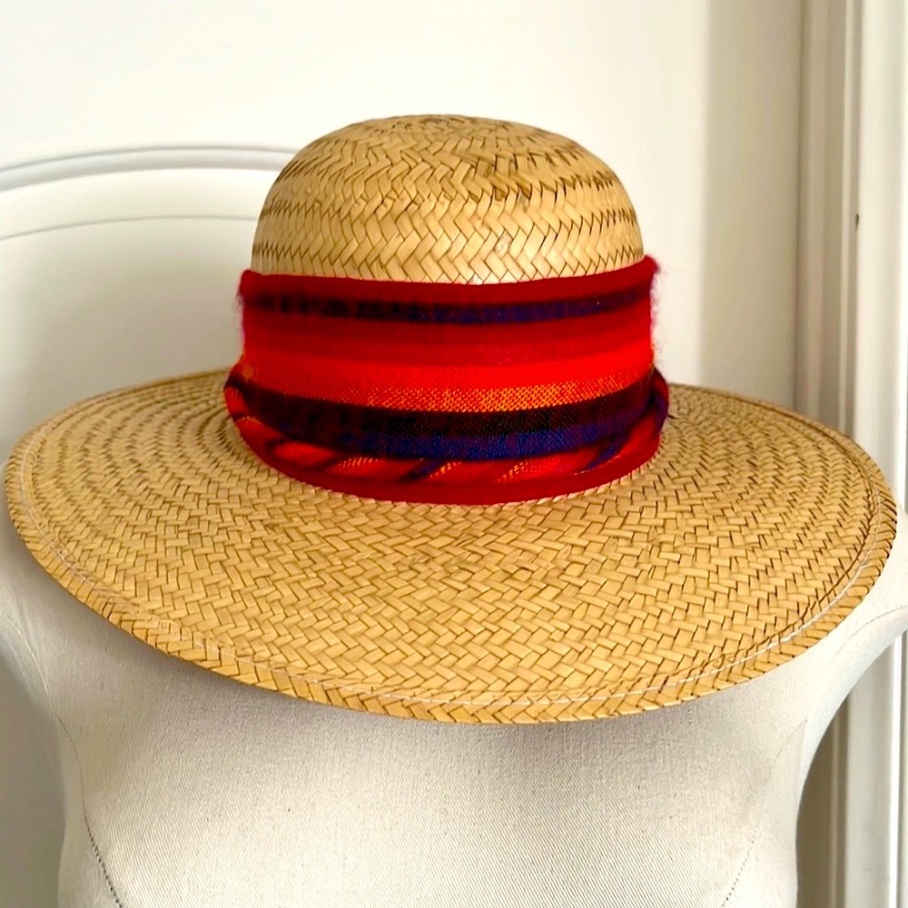 Straw Hat With Colorful Band / Host Pick - Picture 11 of 11